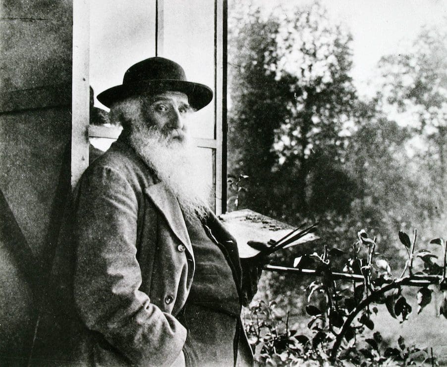 Pissarro in his Studio at Eragny (courtesy of the Artbook Annex)