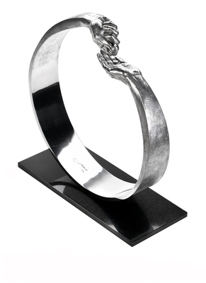  Title: GIVE AND TAKE III , Size: 17 X 16.5 X 3.5 , Medium: Aluminum