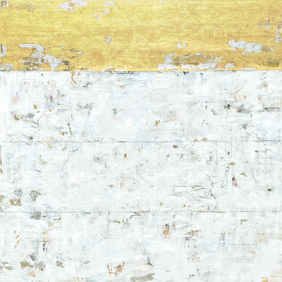  Title: GOLD AND COLOR NO. 129 , Size: 72 X 72; 74 X 74 , Medium: Mixed Media on Canvas