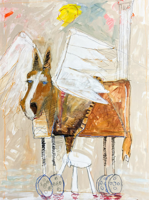 DENNIS CAMPAY-HORSE WITH WINGS