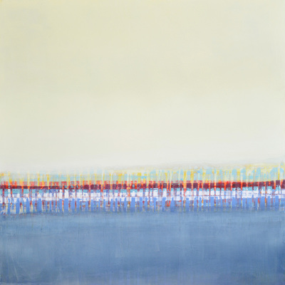  Title: ON THE WATER XIV , Size: 24 X 24; 26 X 26 , Medium: Oil and Wax on Panel