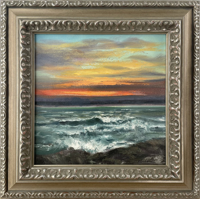  Title: EVENING SWELL , Size: 12 X 12; 18 X 18 , Medium: Oil on Canvas
