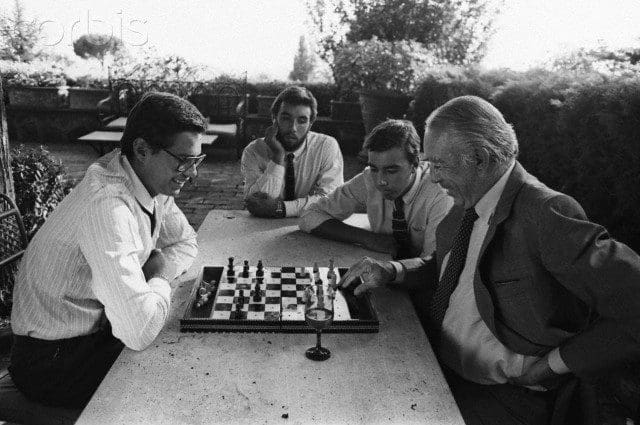 American Actor Anthony Quinn and His Family