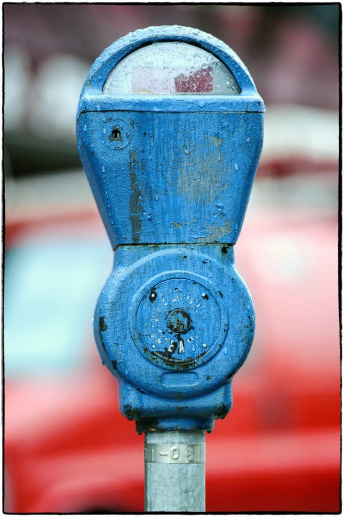 Blue Parking Meter - Baltimore City