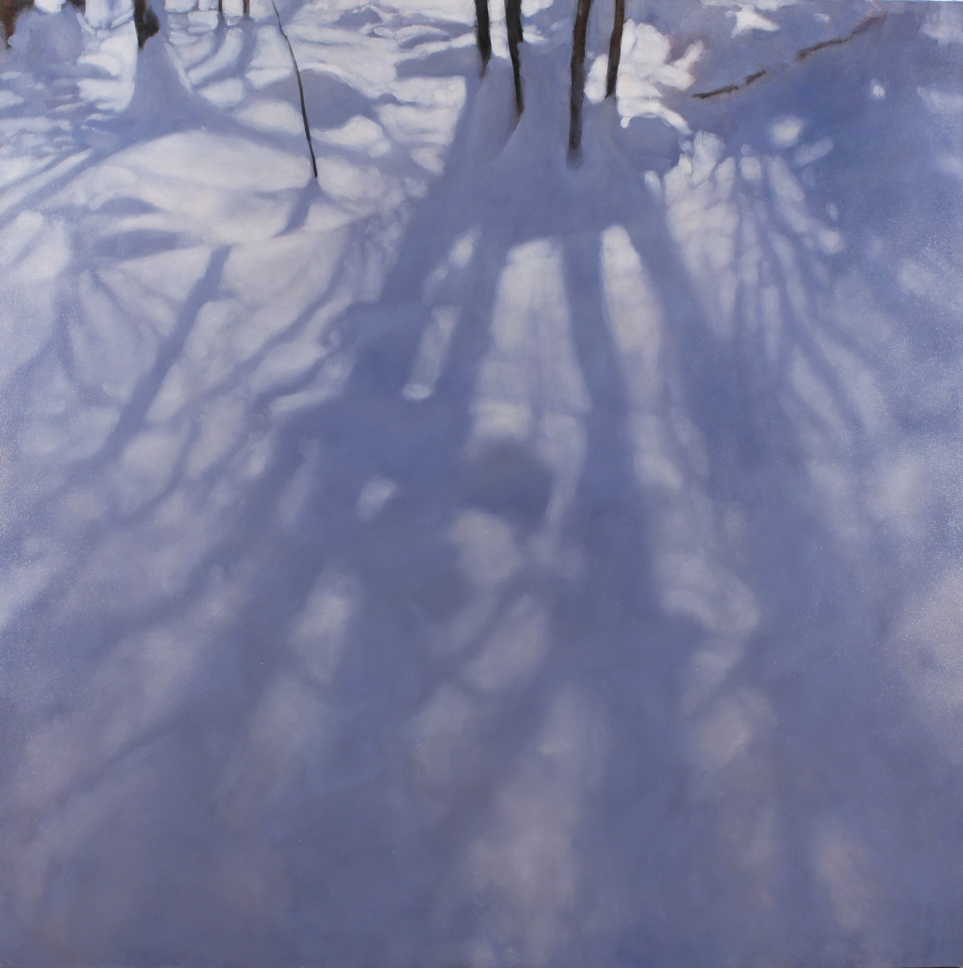 O'Malia, "Convergence," Oil on Canvas, 60 x 60 in.