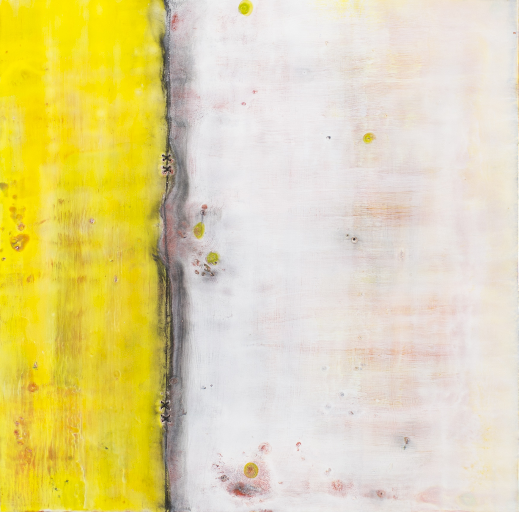 Van Winkle, "Wonderful Unknown XX," Encaustic on Board, 24 x 24 in.