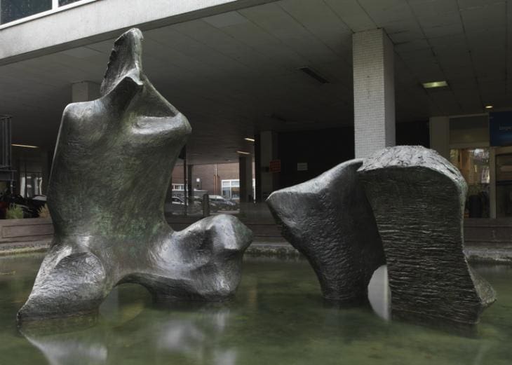 Moore's Working Model for Reclining Figure (Lincoln Center) 1963-5, cast date unknown | Photo courtesy of the Tate