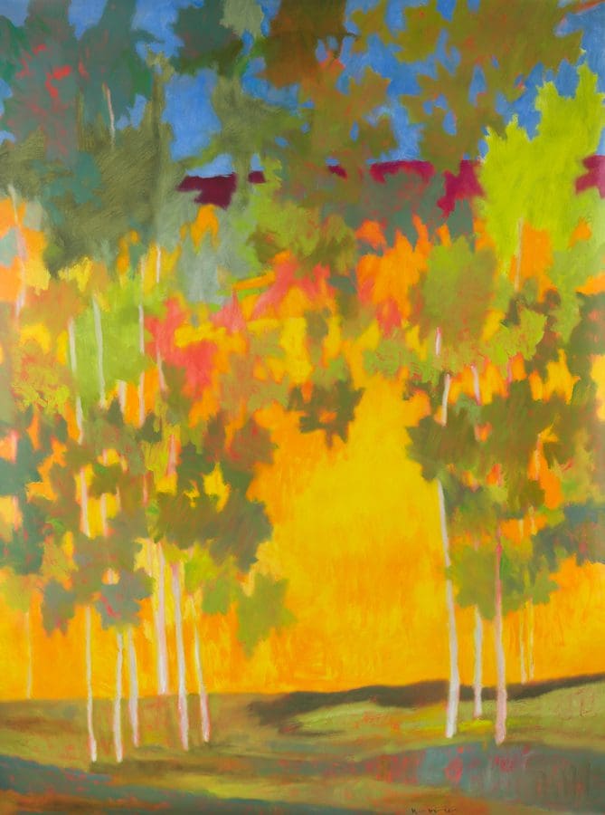 Noice, "On Teton Pass, Summer," Oil on Canvas, 80 x 60 inches