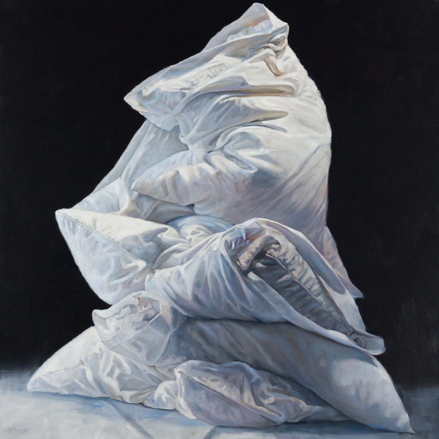 O'Malia, "You Make Me Feel Like Dancing," Oil on Canvas, 48 x 48 in.